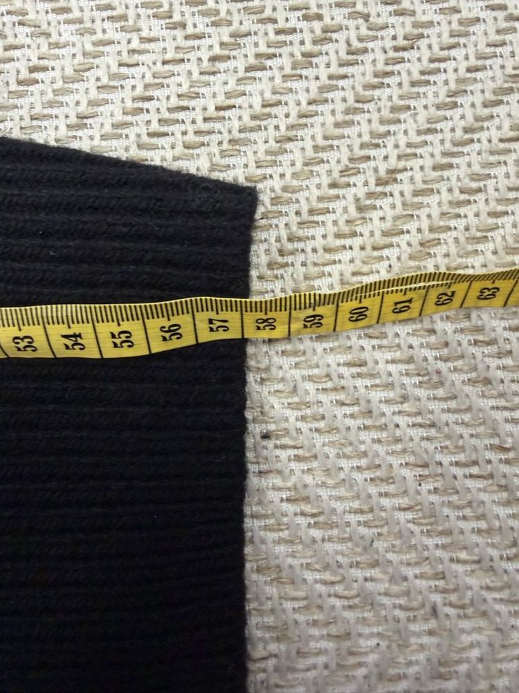 정품) 마뗑킴 25ss 블랙 오버핏 니트 스웨터 S--8