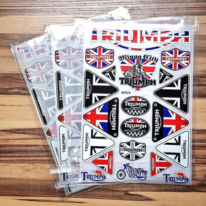 트라이엄프 Triumph 오토바이 토탈 스티커세트 01 이미지