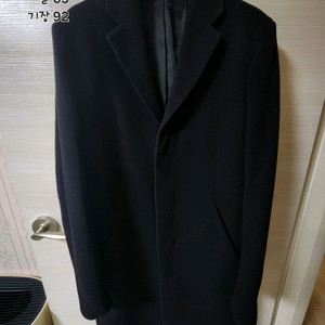 띠어리 히든 버튼 블랙 싱글 코트 S(95) 이미지