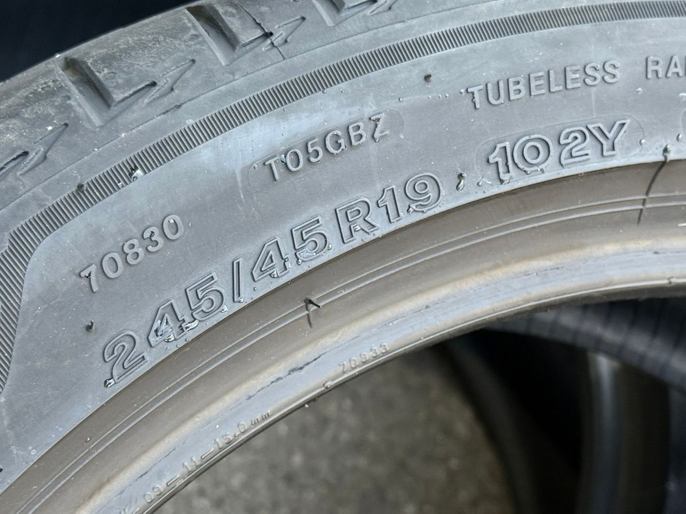 2454519 브리지스톤타이어 투란자 t005 중고타이어 245 45 19 브리지스톤 ㅡ 남양주 구리 오남 진접 이미지