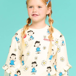 택포) 베베드피노 스누피 피너츠 플라워 루시 상하세트 100 이미지