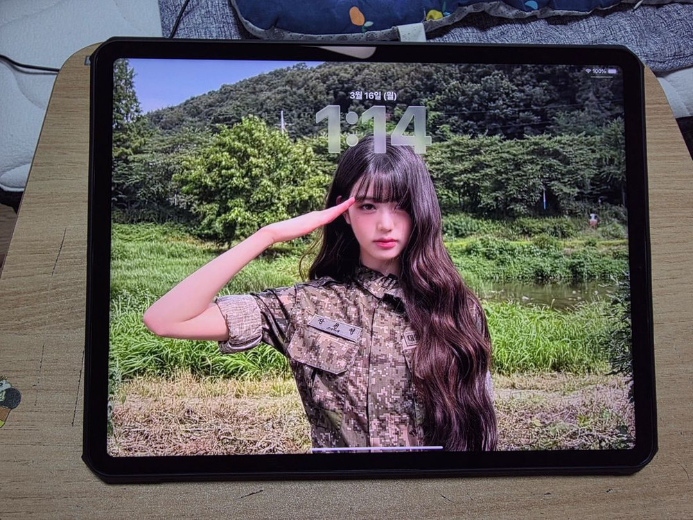 아이패드 프로 12.9 6세대 (M2) 셀룰러 스그 128기가 팝니다--1