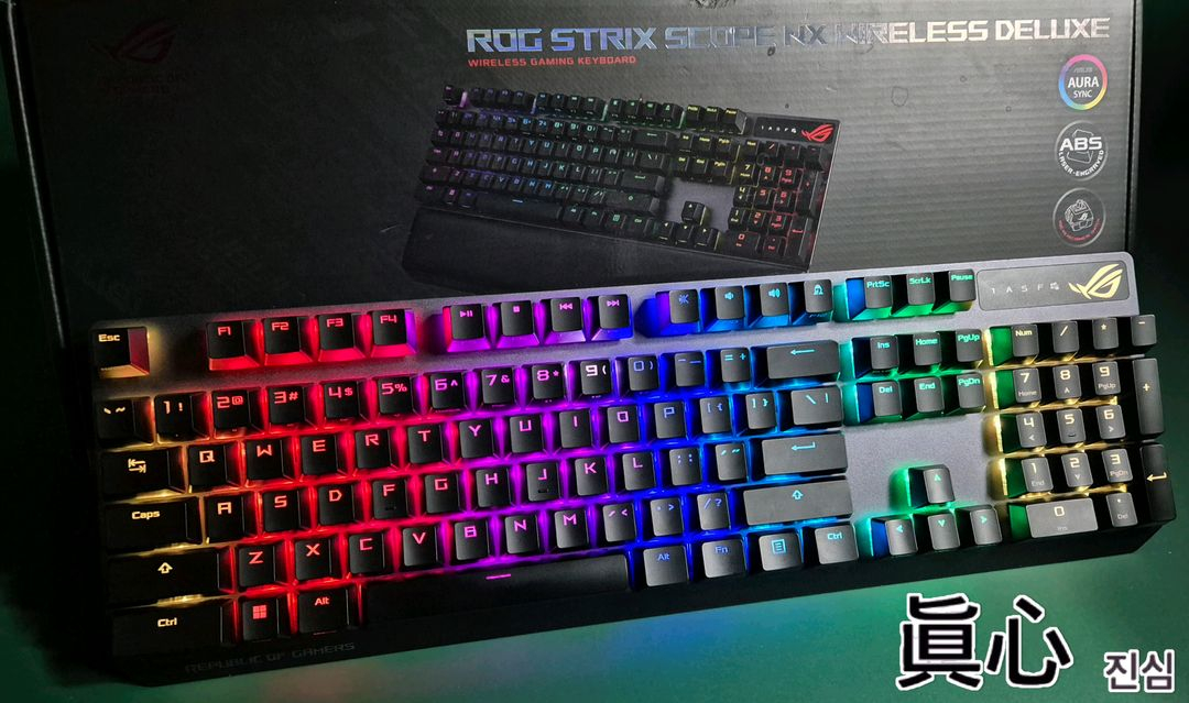 (*윤활) ASUS ROG STRIX 유/무선 적축 게이밍 키보드 이미지
