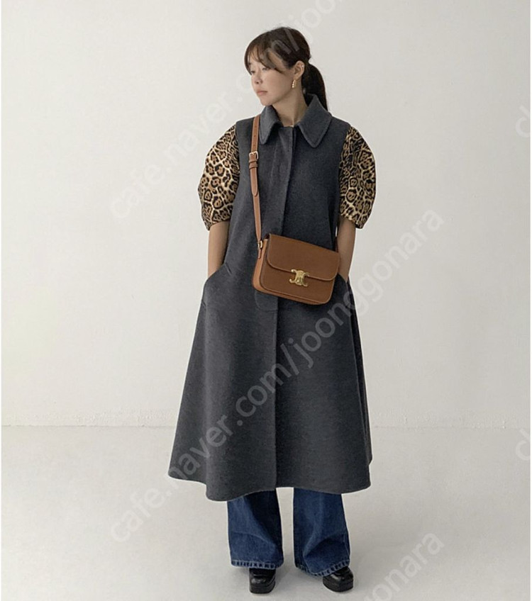 11am 위러브 울캐시미어 베스트케이프롱코트 베이지 오르 드주이 오뮤 매니모어몽 쎄모먼 마이아이코 라밤바룸 이미지