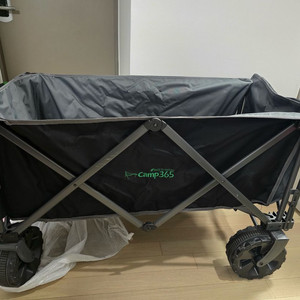 Camp365 캠핑 웨건 카트 블랙 이미지