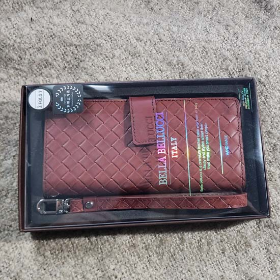 갤럭시 Z폴드7 가죽 다이어리 케이스 이미지