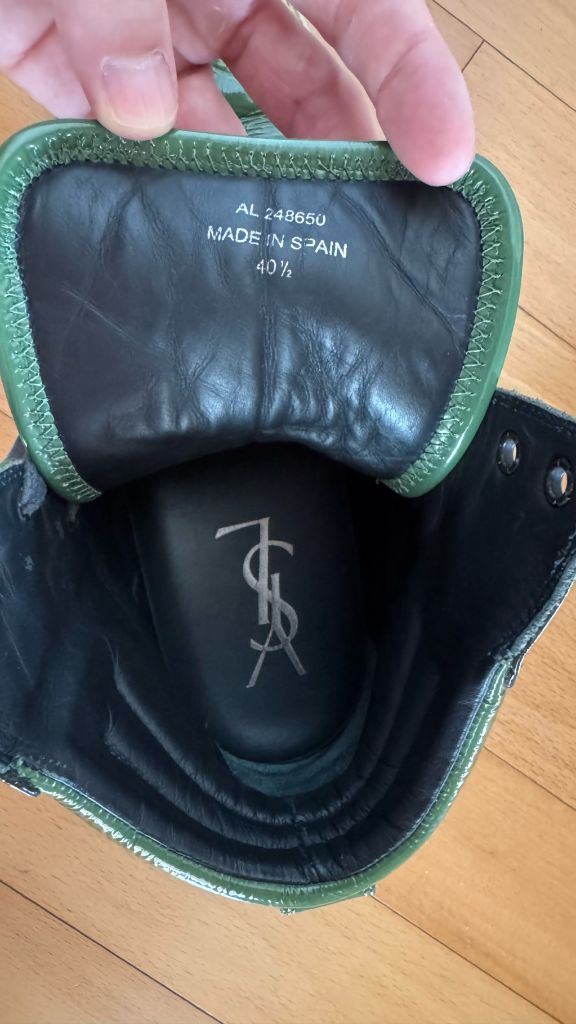 YSL 생로랑 SAINT LAURENT 코트 하이탑 스니커즈 신발 슈즈 정품 BTS 셀린 디올 발렌 루이 골든 YS 이미지