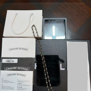 크롬하츠 정품 신형 타이니크로스 25인치 목걸이 팝니다.!! 이미지