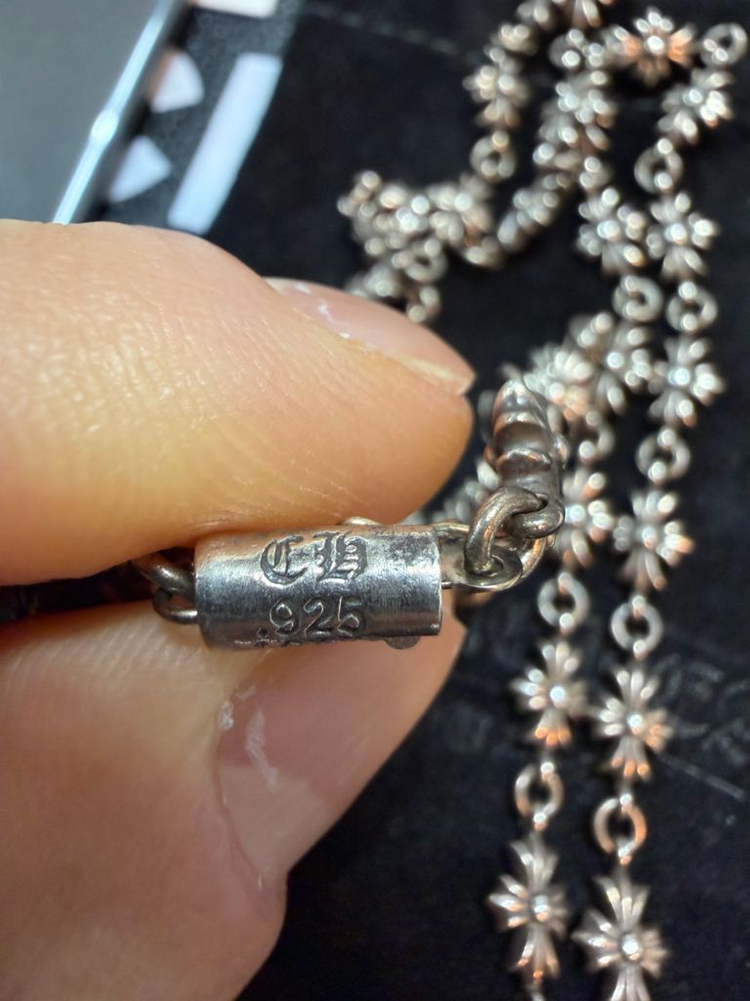 크롬하츠 정품 신형 타이니크로스 25인치 목걸이 팝니다.!! 이미지