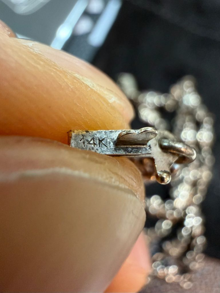 크롬하츠 정품 신형 타이니크로스 25인치 목걸이 팝니다.!! 이미지