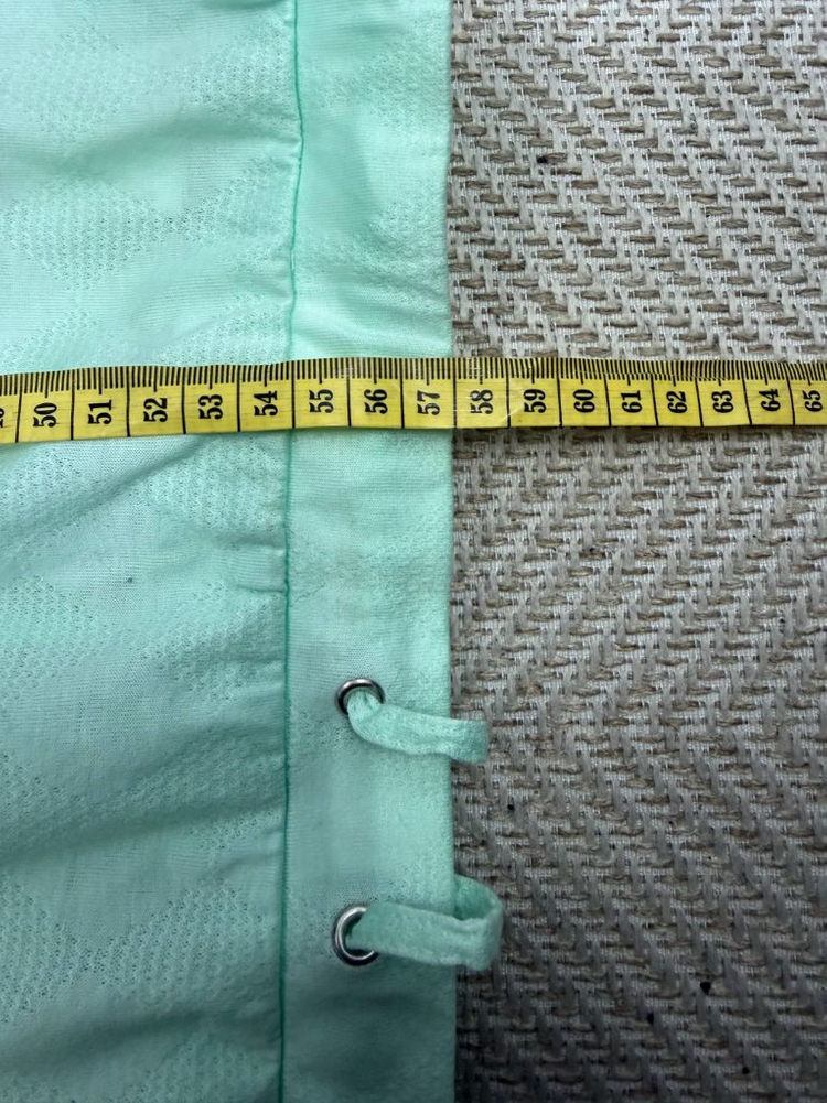 정품) 랑방 한섬 민트색 반집업 퍼프 기능성 반팔 40--9