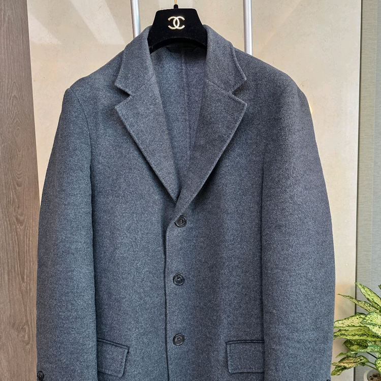 [정품] 로로피아나 캐시미어 100% 코트 (표기 S / M 추천) 이미지