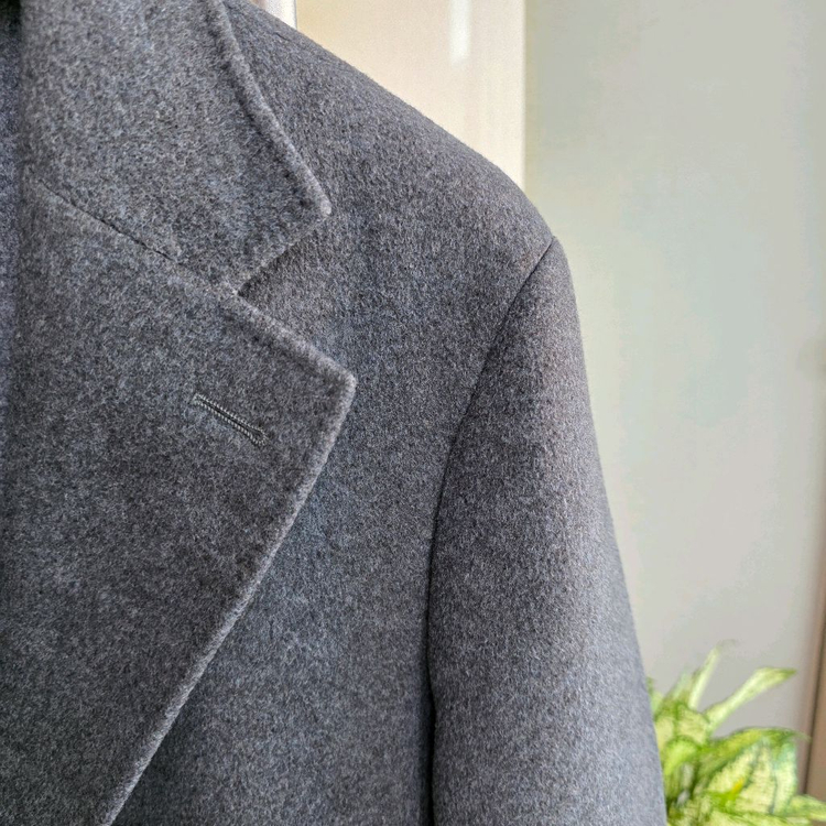 [정품] 로로피아나 캐시미어 100% 코트 (표기 S / M 추천) 이미지