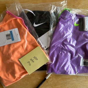 나이키 티백 T백 블랙 오렌지 퍼플 26