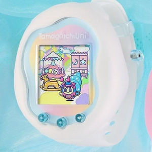 다마고치 유니 프리즘 화이트 새상품 이미지