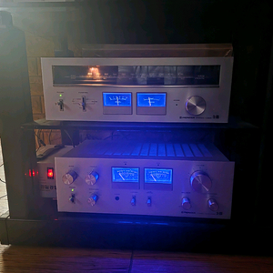 Pioneer SA-806 스테레오 앰프와 TX-606 튜너 세트 이미지