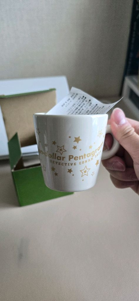 명탐정 코난 극장판 100만달러의 펜타그렘 머그컵 굿즈 이미지