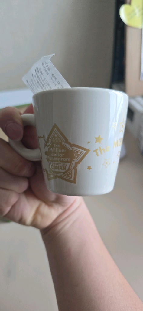 명탐정 코난 극장판 100만달러의 펜타그렘 머그컵 굿즈 이미지