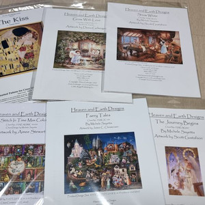 십자수 도안 명화도안 해외도안 잡지등 일괄 판매