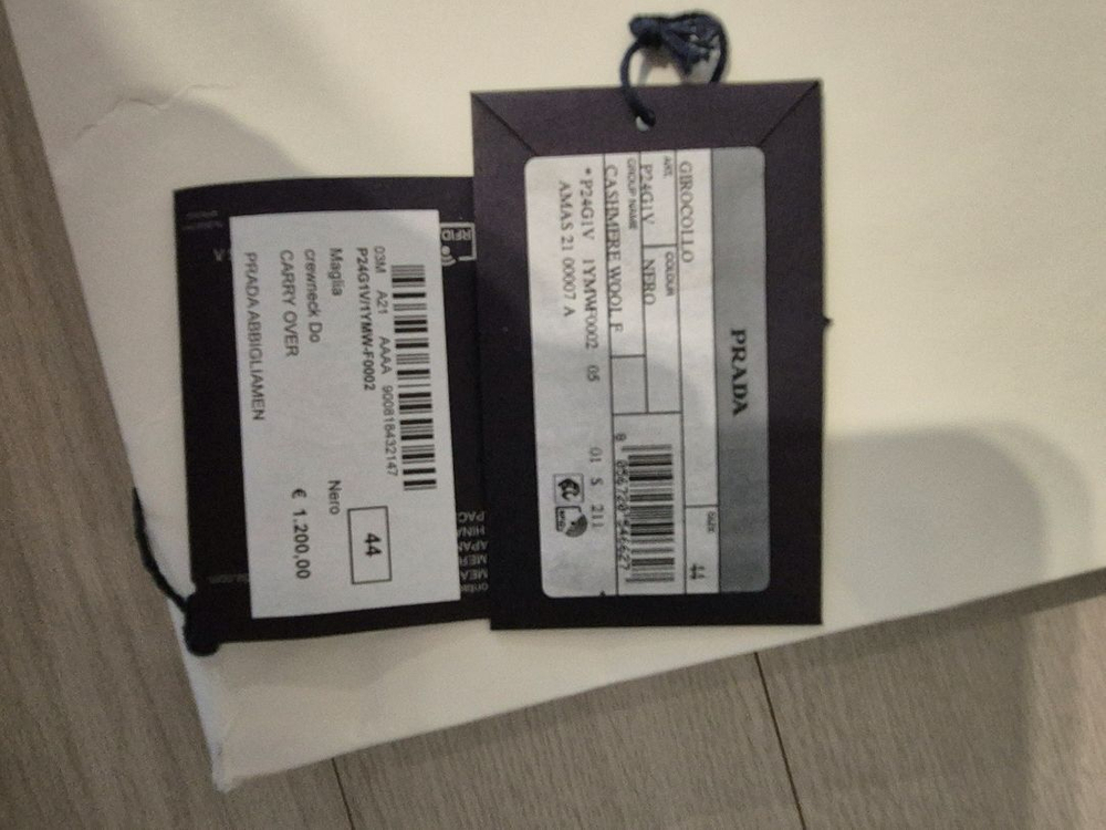 프라다 정품 캐시미어 니트--4