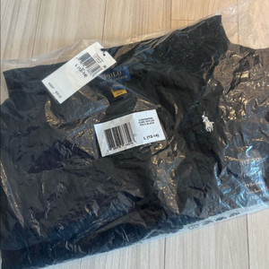 폴로 랄프로렌 걸즈 케이블 가디건 블랙 L사이즈 새상품 이미지