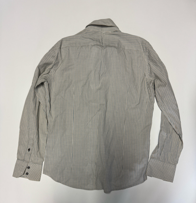 정품 라코스테 스몰 로고 체크 셔츠 M ~ L--1