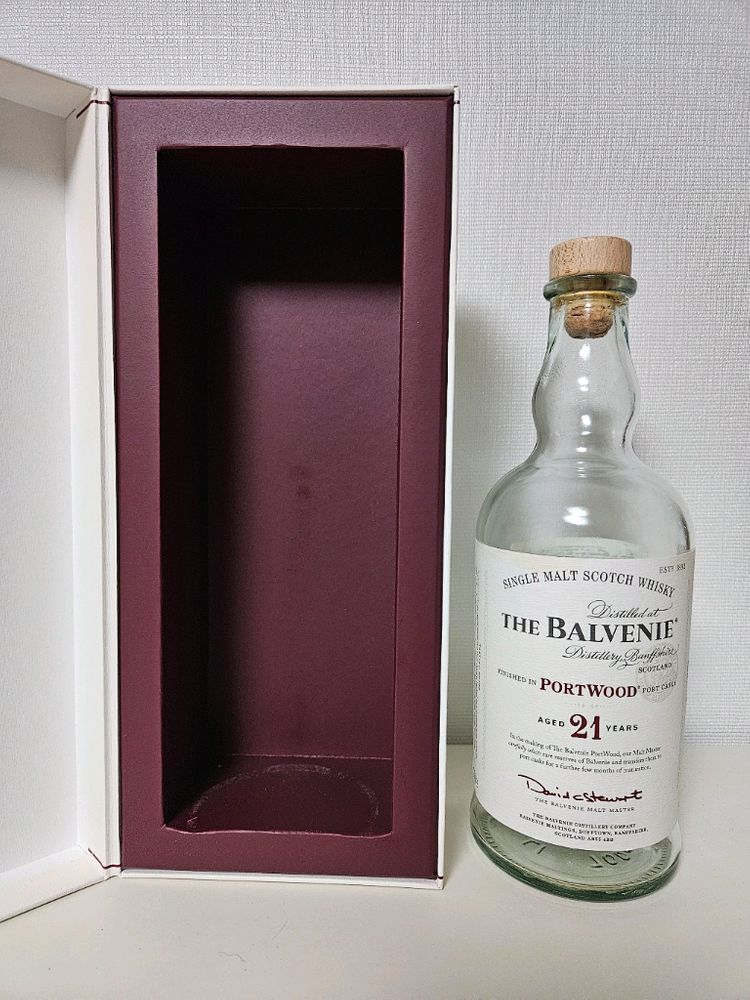 발베니 BALVENIE 21 양주 공병 빈병 술병 수집--4