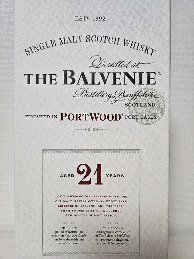 발베니 BALVENIE 21 양주 공병 빈병 술병 수집--8