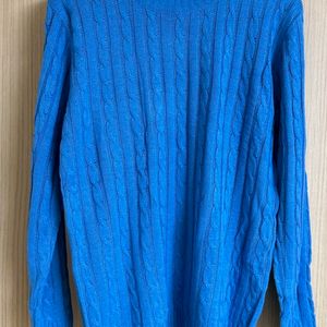 가격저렴 새상품 꽈배기니트 여성니트 트위스트니트 블루니트 사이즈55-66