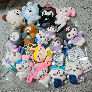 치이카와 농담곰 산리오 쿠로미 키링 새상품 이미지