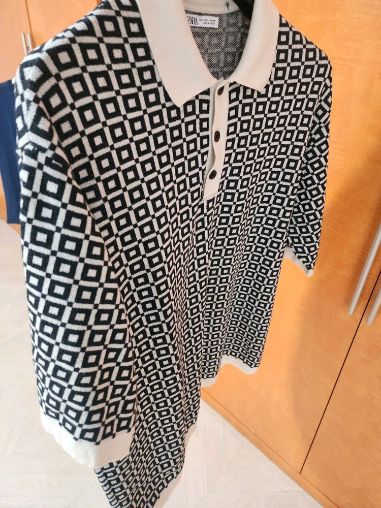 ZARA 자라 반팔 니트 팝니다.--2