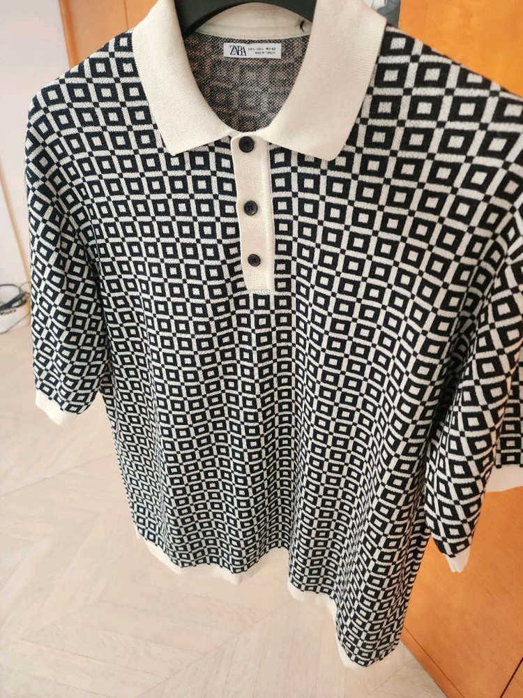 ZARA 자라 반팔 니트 팝니다.--3