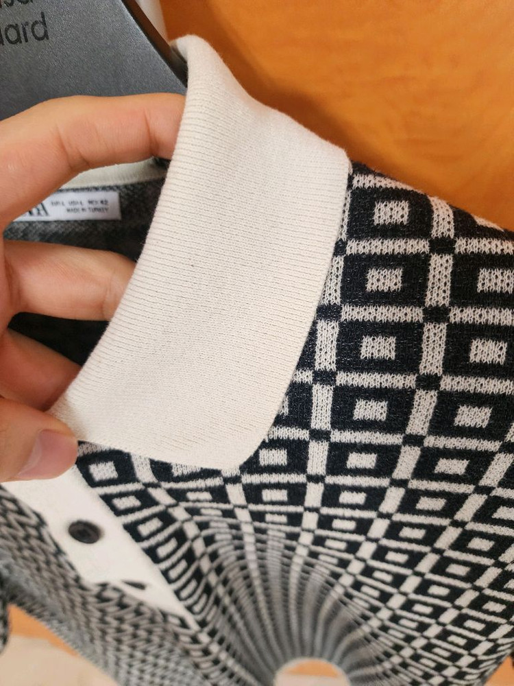 ZARA 자라 반팔 니트 팝니다.--8