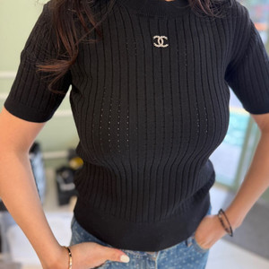 샤넬 여름 니트 44사이즈