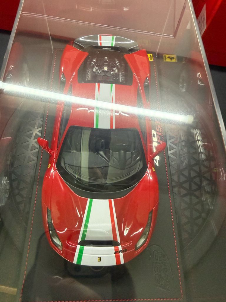 1:18 bbr 페라리 488 pista (오토아트 미니챔프 자동차모형 다이캐스트 포르쉐 미니지티 교쇼) 이미지