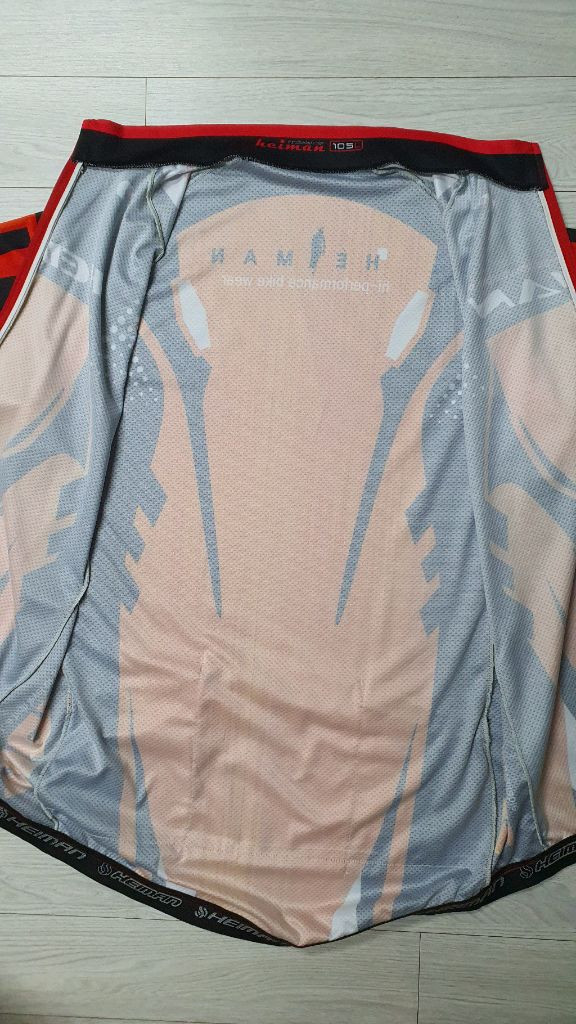 HEIMAN 봄가을 자전거상의(기능성스판) XL 105호 드라이완료!--3