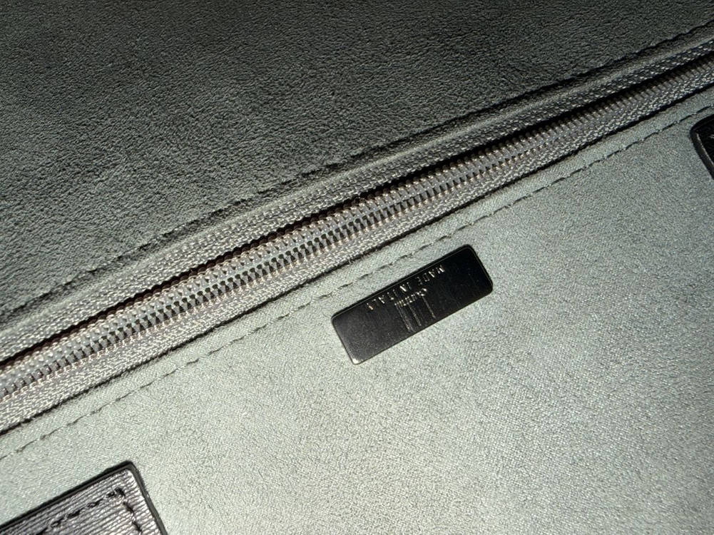 알프레도 던힐 블랙 가죽 서류가방 이미지