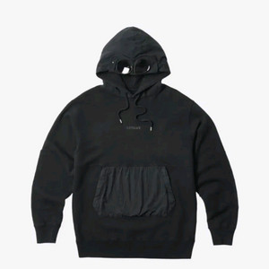 팔라스 CP컴퍼니 고글 후디 후드티 22FW 블랙 L 105 이미지