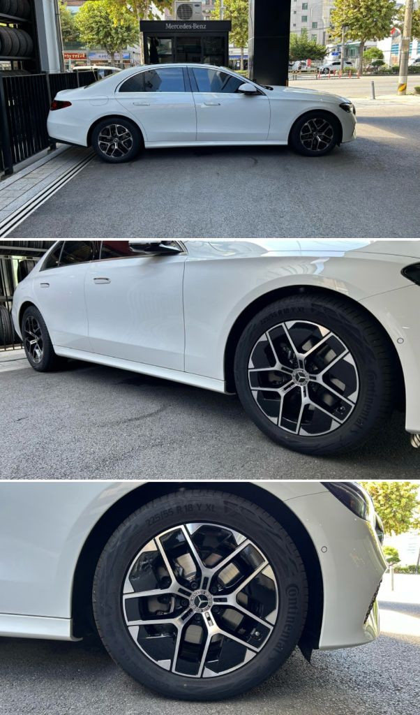 벤츠 e클래스 w214 18인치 휠타이어 한대분 새제품 이미지
