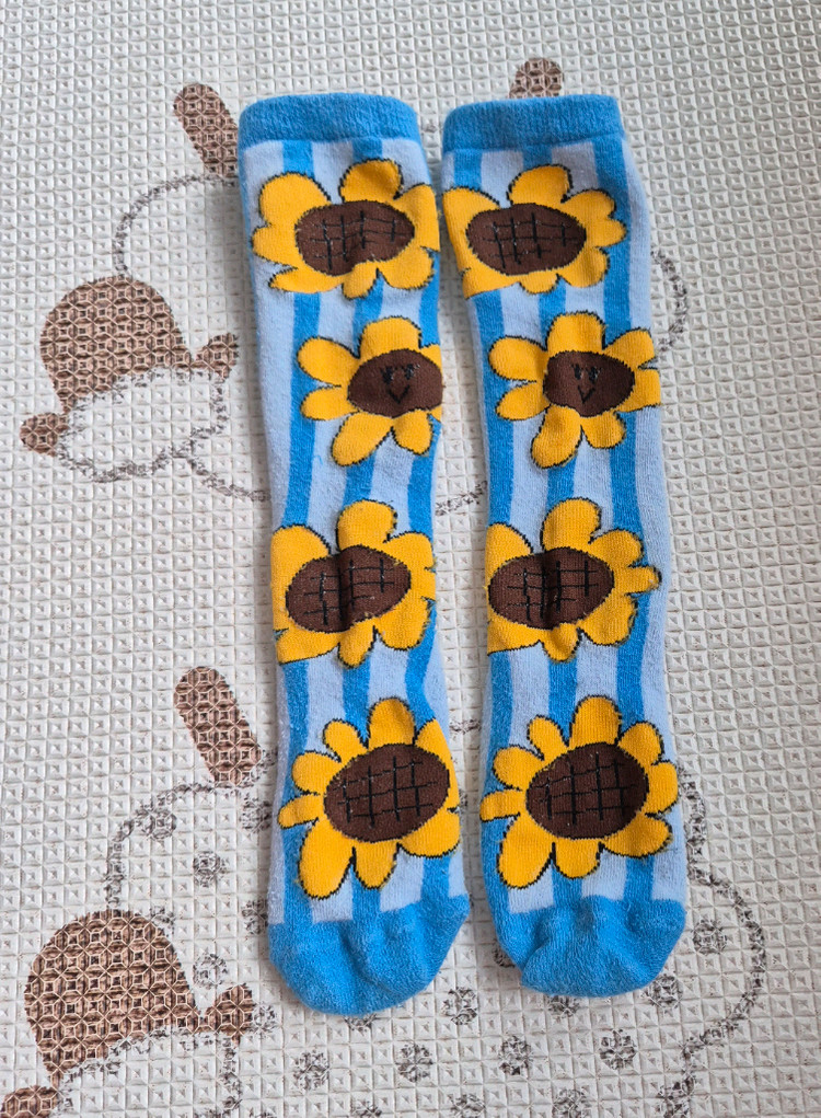 베베베베 해바라기 스커트 라지 +니삭스 일괄--5