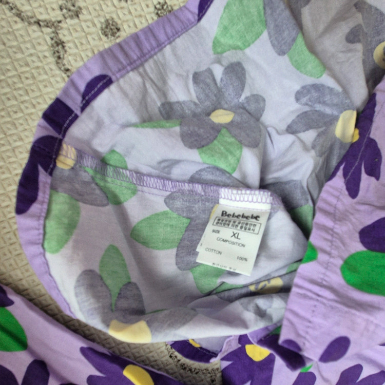 베베베베 보라끛 티블라우스 xl+헤어밴드새상품 일괄--1