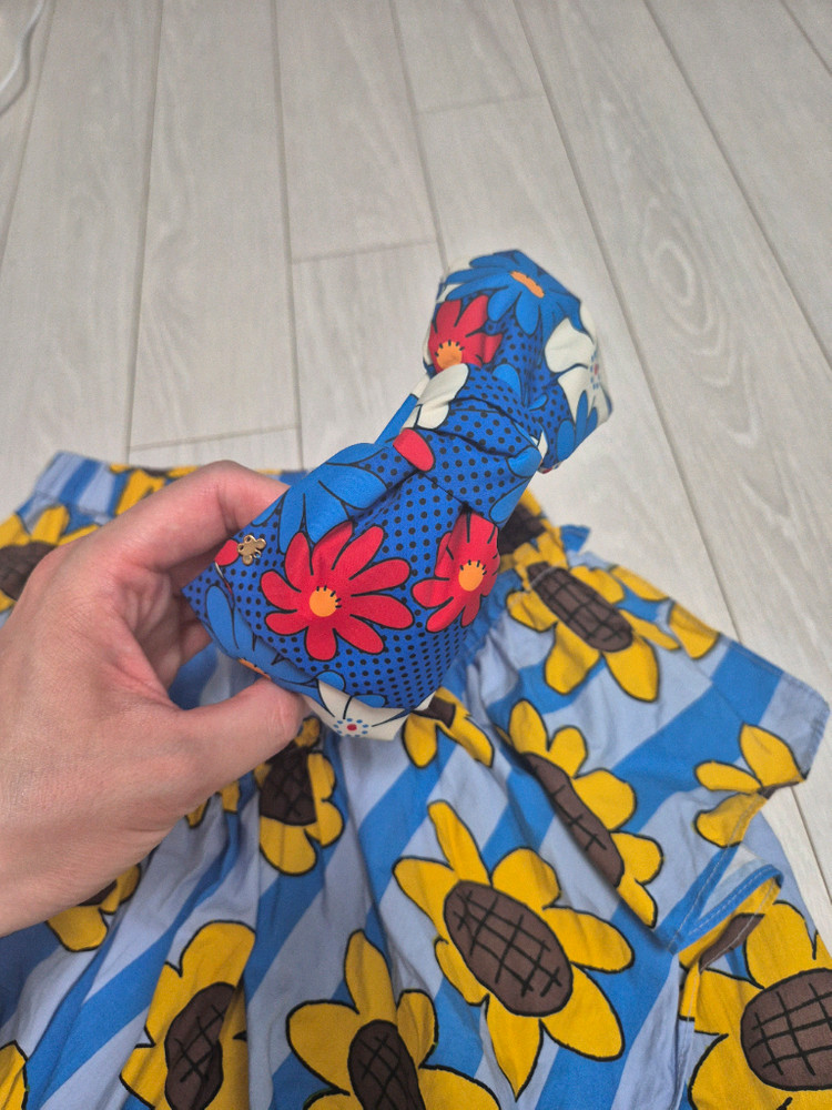 베베베베 해바라기 스커트 라지 +니삭스 일괄--7