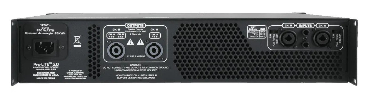 Crest Audio Pro-LITE 5.0 DSP 파워앰프--2