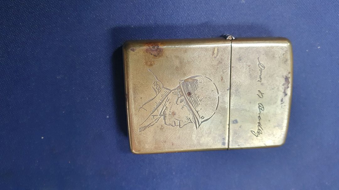 빈티지 라이터 미국 2차대전 장군 지포 이미지