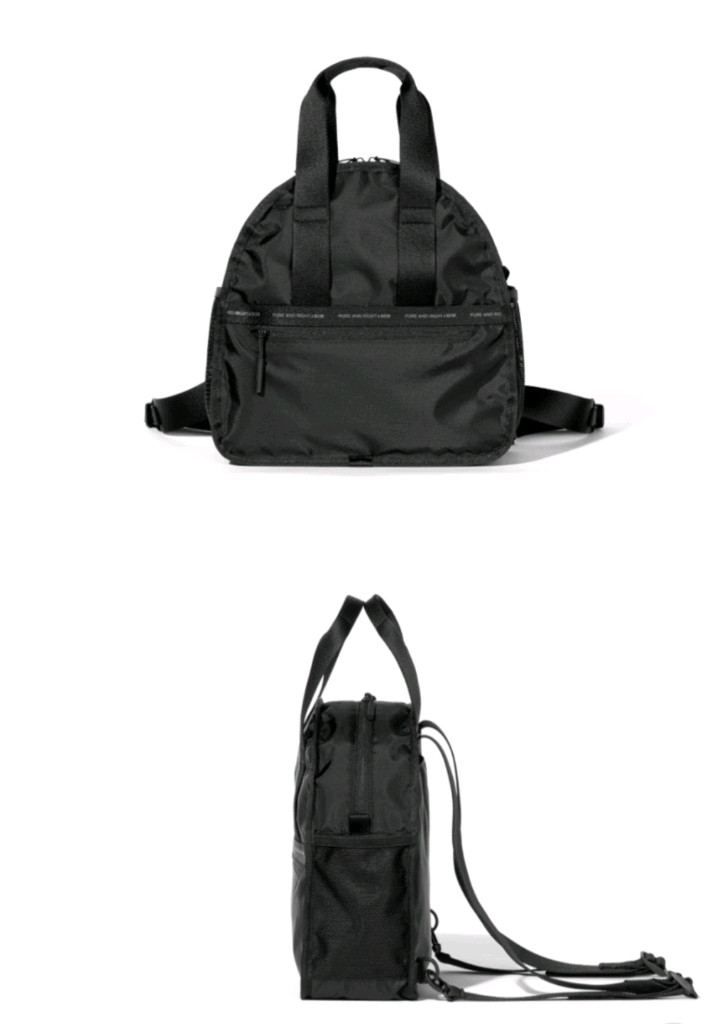 보르 미니 백팩 블랙 기저귀 가방 아이가방 이미지