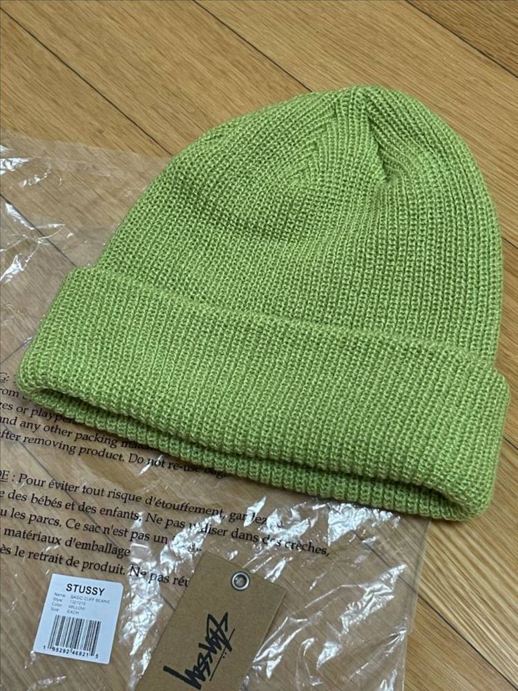 스투시 베이직 커프 비니 윌로우 Stussy Basic Cuff Beanie Willow 이미지