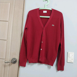 라코스테 남성95 사이즈 니트 가디건