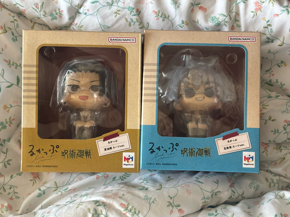 주술회전 고죠 게토 룩업 하라혼 정장 버전 미개봉 피규어--1