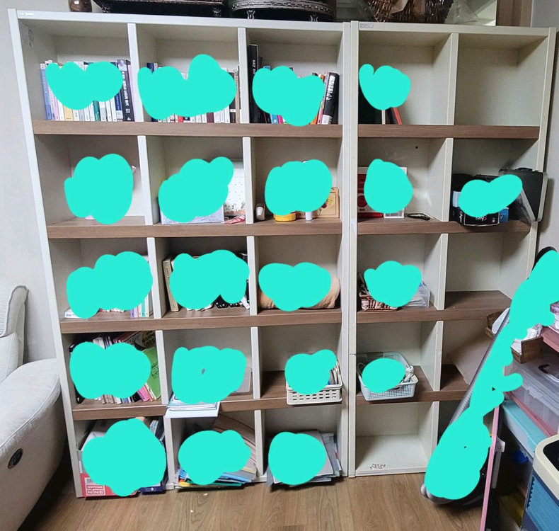 리바트 책장(3열5단,2열5단 각각) 이미지