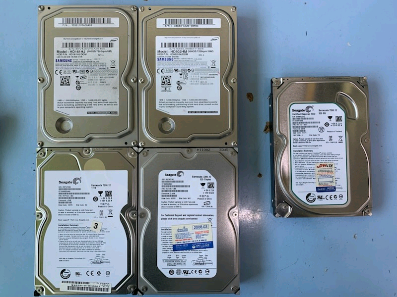 데스크탑용 3.5인치 하드디스크 500G 일괄판매합니다 이미지